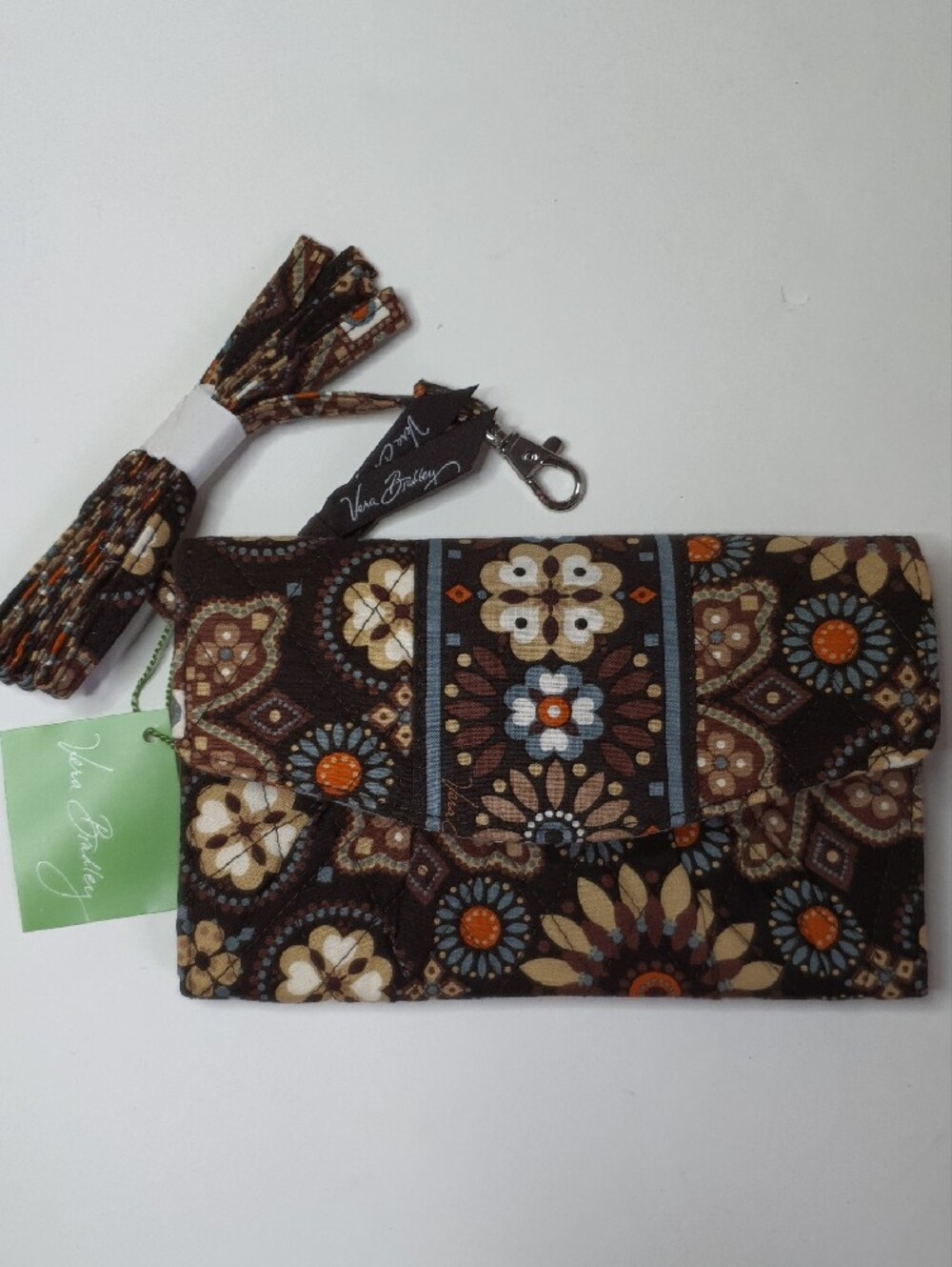 Vera Bradley Strap Wallet Canyon Print + Free Gift